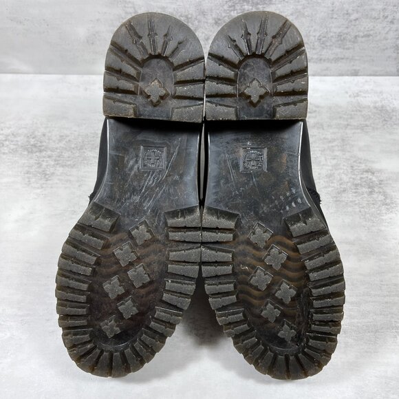 Dr Martens Rometty Leather Platform Chelsea Boots - Women's Size 8 - Black - Picture 9 of 10